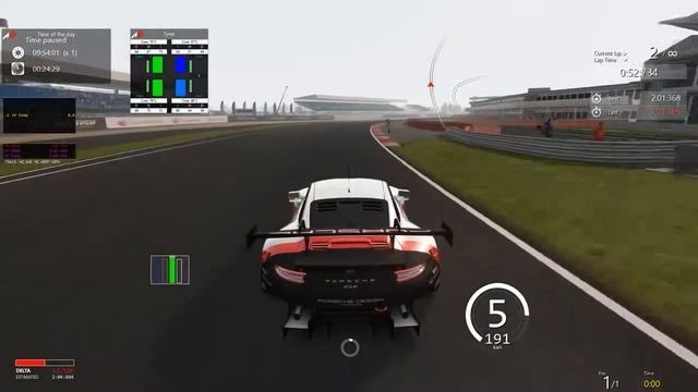 Assetto Corsa Special Events Revolution 911 RSR 2017 Silverstone GP Gold смотреть онлайн