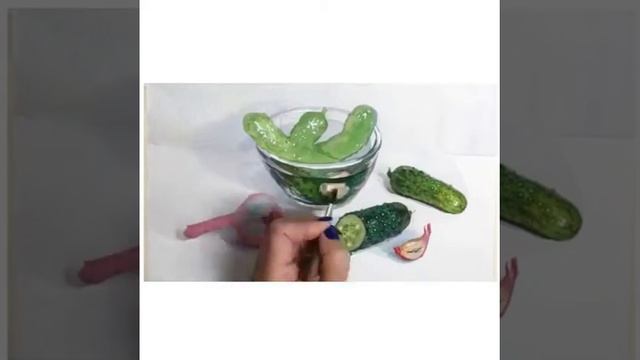 Как нарисовать огурцы акварелью смотреть онлайн