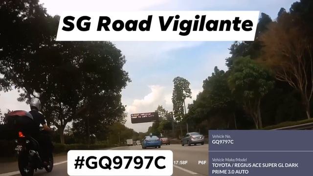 9sep2020 #GQ9797C toyota hiace Lalamove delivery van recklessly overtaking from road shoulder sle смотреть онлайн