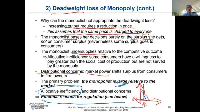 Economics of Regulation - Lecture II (Prof. Dr. Georg Götz) смотреть онлайн