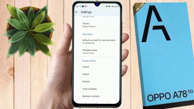 Oppo A78 Number Nahi Show Kar Raha Hai | How To Import & Export Contacts Oppo A78