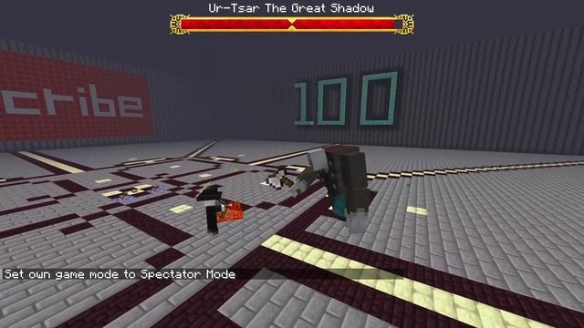 Minecraft |Mobs Battle| Apostle Phase 2 (Goety) VS CrimsonSteve's More Mobs