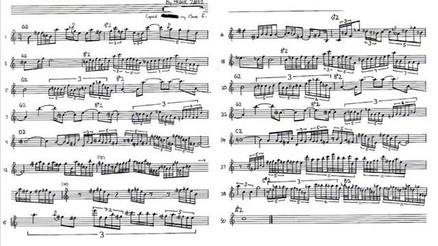 the black page part one by frank zappa with metronome and music transcribed смотреть онлайн