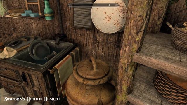 Sindora's Hidden Hearth - Skyrim Special Edition House Mod смотреть онлайн