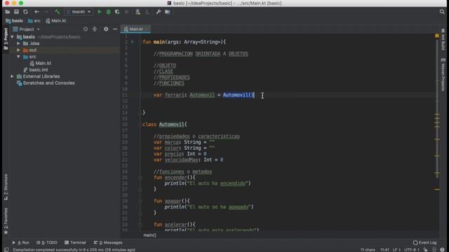 Curso Kotlin desde Cero | Crear un objeto en Kotlin - POO | Parte 32 смотреть онлайн