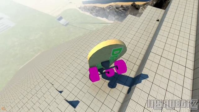 BeamNG Drive SkatePark & DSC Skateboard Crash Testing - Insanegaz