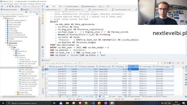 [1.3] #NextLevelSQL: warunki WHERE w SQL смотреть онлайн