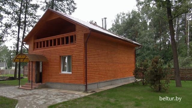 Дом охотника Сморгонский - здание бани, Отдых в Беларуси смотреть онлайн