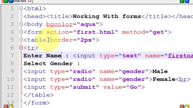 Html form controls in table - how to use tables to structure form controls in html? смотреть онлайн