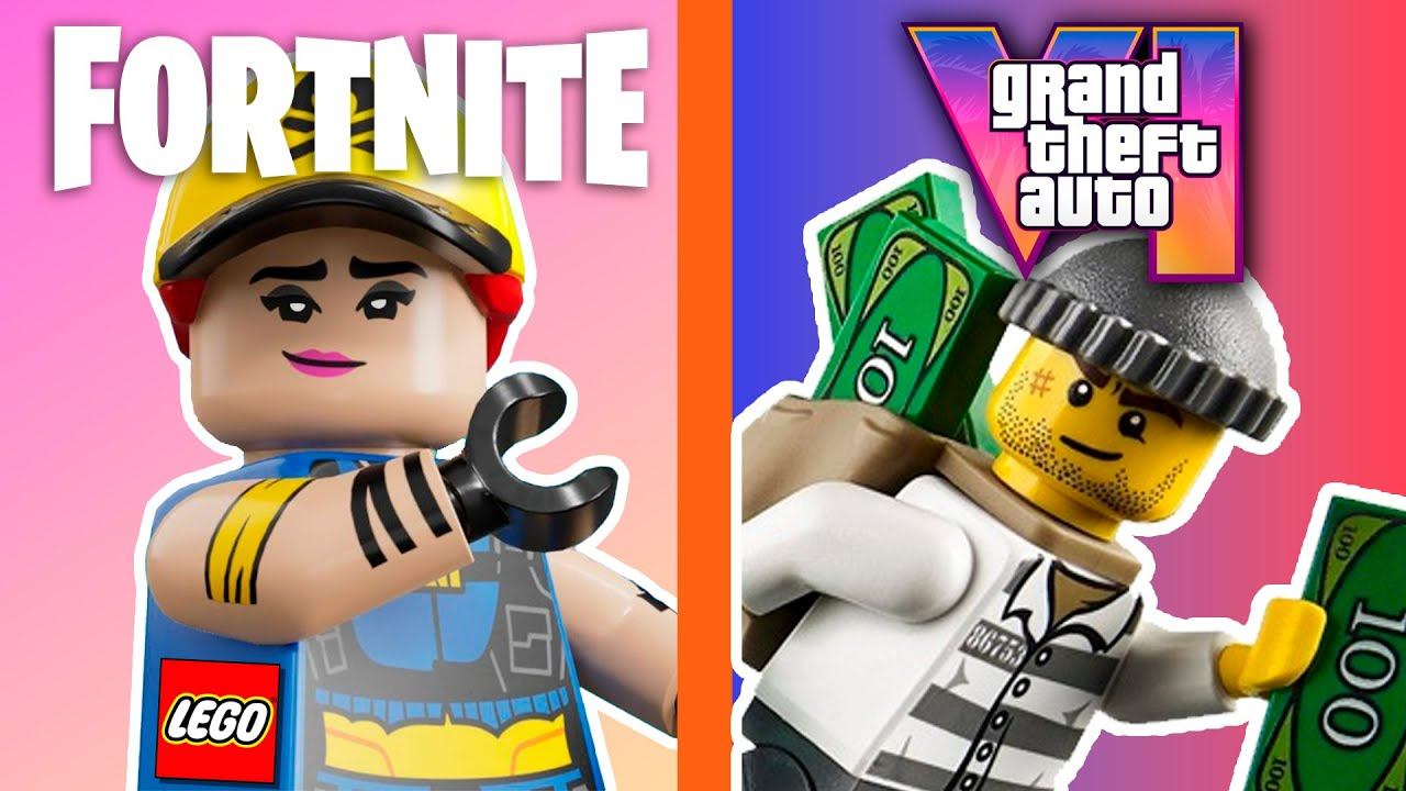 ПОПУЛЯРНЫЕ ИГРЫ, НО из ЛЕГО... смотреть онлайн