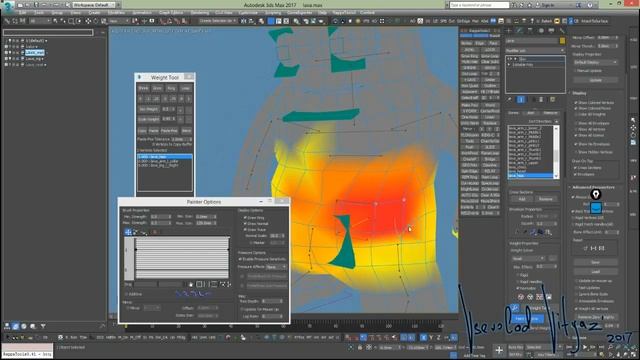 Сравниваем скининг в 3DS Max и Maya. Skin Tools. SkinOrDie2