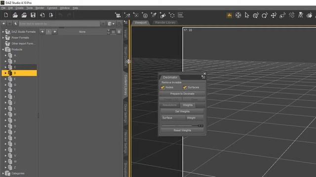 Where To Find The Daz 3d Decimator Tool