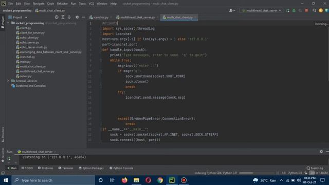 low level networking in python | Chatapp |python programming language| socket API's|CYBERNETICMENTO смотреть онлайн