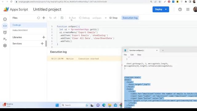 Google Apps Script to Automate & Export All Gmail Mails inside Google Sheets Rows & Columns смотреть онлайн