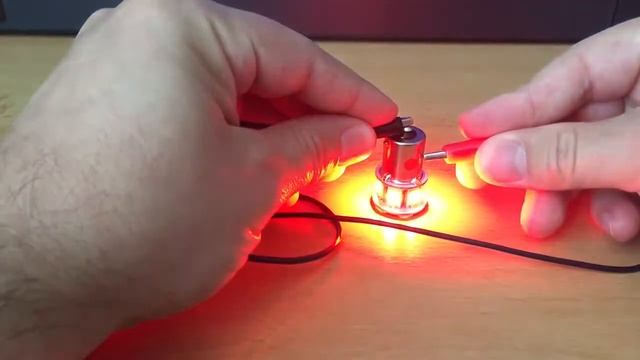BA15S, 12 SMD 5050 LED, 6V - Červená смотреть онлайн