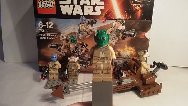 Обзор набора Лего (75133) .STAR WARS. Battle Pack смотреть онлайн