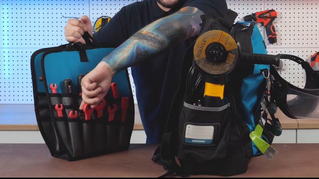 Рюкзаки для монтажников КВТ и Gross / Рюкзаки для инструментов / Обзор и сравнение смотреть онлайн