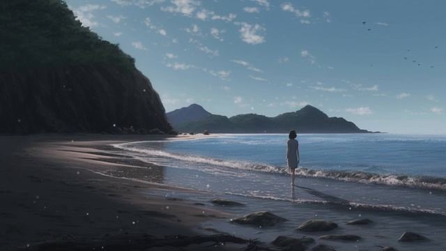 успокаивающие звуки океана, 1 час спокойного фортепиано смотреть онлайн