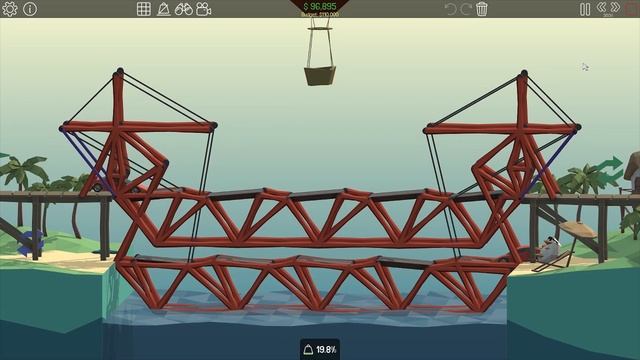 Poly Bridge 3 Solutions [Wanting Roads 7-5] смотреть онлайн