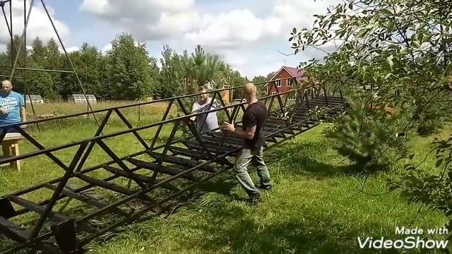 Спуск 20-ти метровой лестницы смотреть онлайн