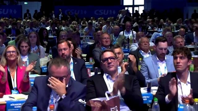 CSU-Parteitag: Markus Söder erneut zum Parteivorsitzenden der CSU gewählt смотреть онлайн