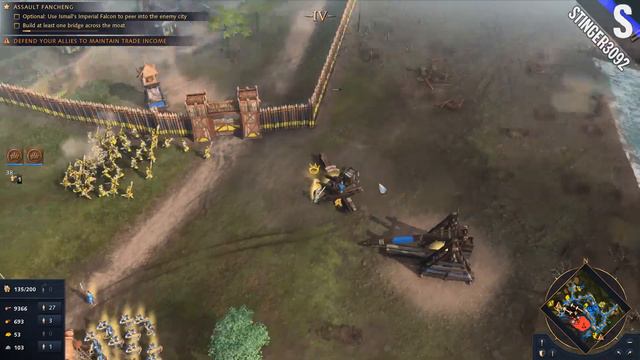 Age of Empires IV - Mongol Empire Mission 9 FINAL - The Fall of Xiangyang смотреть онлайн