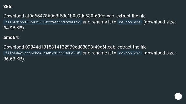 Quick Method To Install DevCon.exe?