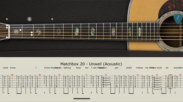 MATCHBOX 20 Unwell Acoustic Guitar Lesson смотреть онлайн