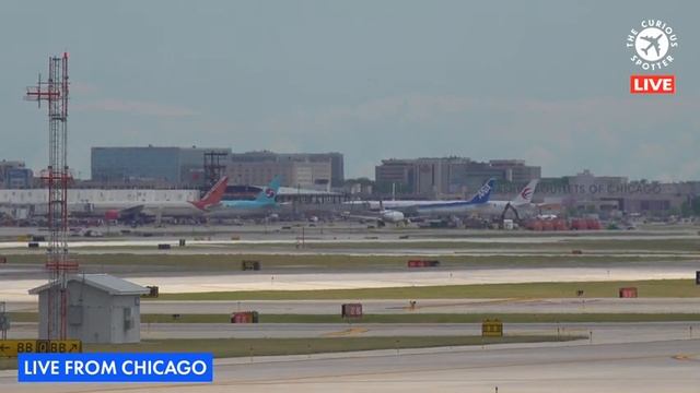 ? LIVE plane spotting at CHICAGO O'Hare Airport (ORD) on June 22, 2021. ATC included! смотреть онлайн