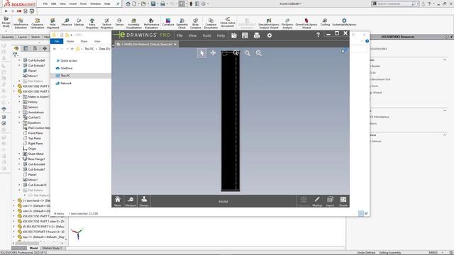 Пакетное сохранение разверток из всех компонентов сборки SOLIDWORKS смотреть онлайн