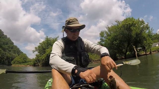 North Fork Holston River Float Kinnick Hammers Fish | Kayak Bass Fishing - BigBaitPosse смотреть онлайн