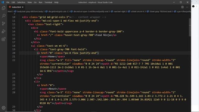 Tailwind CSS Tutorial #16 - Responsive Nav (part 1) смотреть онлайн