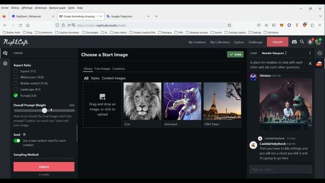 Comment créer gratuitement des images avec l'I.A (nightcafe) ? смотреть онлайн