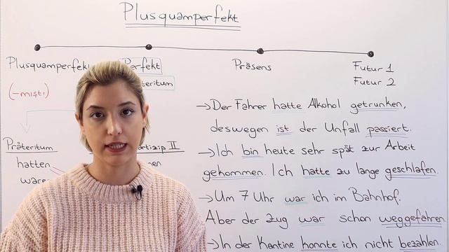 B1 Genel Almanca Dersleri | 5.Bölüm | Almanca Plusquamperfekt Konu Anlatımı смотреть онлайн