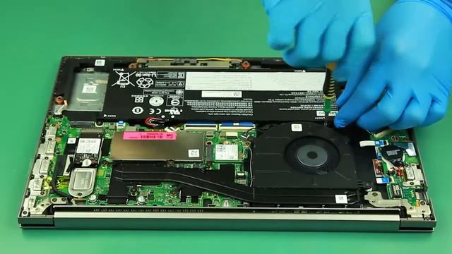 Lenovo ThinkBook 14/15 Gen2 Battery removal tutorial смотреть онлайн