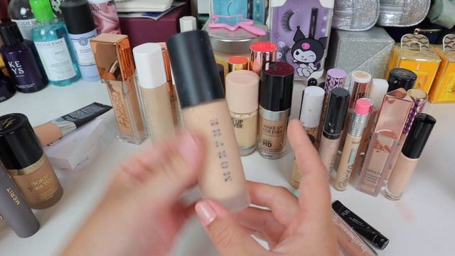 HIGH END FOUNDATION AND CONCEALER COLLECTION DECLUTTER AUGUST 2022 HALF OF MY COLLECTION GONE! смотреть онлайн