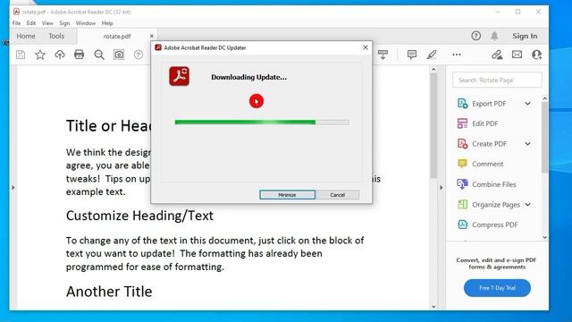 How to Download and Install Adobe Acrobat Reader Update | Manually update Adobe Acrobat Reader DC смотреть онлайн