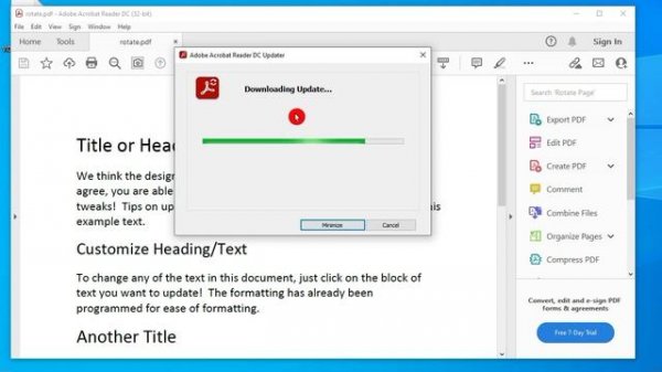 How to Download and Install Adobe Acrobat Reader Update | Manually update Adobe Acrobat Reader DC