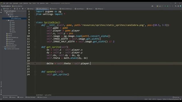 Creating a DOOM (Wolfenstein) - style 3D Game in Python смотреть онлайн
