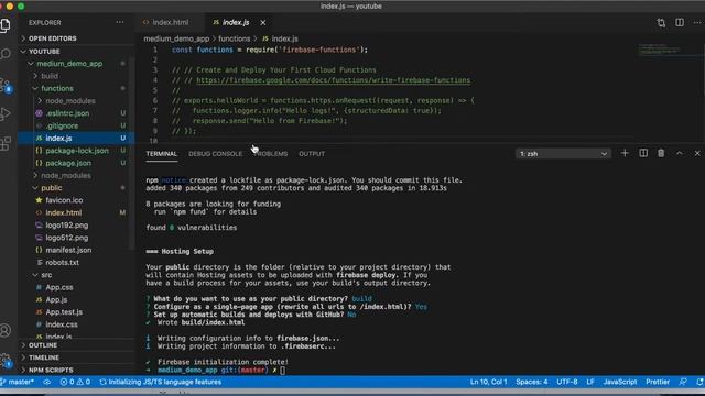 Start and deploy a NEW React app using Firebase смотреть онлайн