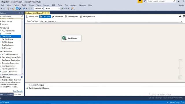 Load Excel file data into postgresql using SSIS | postgresql excel file load | excel files with SSI смотреть онлайн