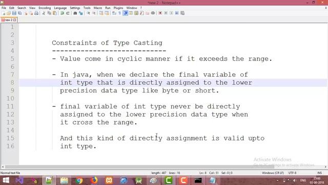 What Are Constraints Rules Limitations In Java Type Casting | Java Technocrat [Hindi] смотреть онлайн