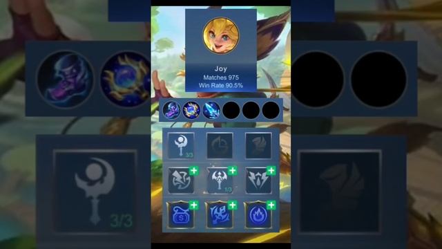 ⏭️Joy best build and emblem setup 2022✅#. Shorts#mlbb смотреть онлайн