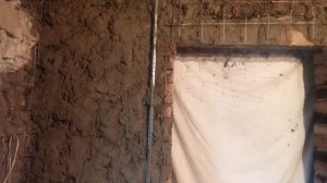 Ремонт саманных стен | ставим маяки | цементно-песчаная  штукатурка | ЧАСТЬ 33