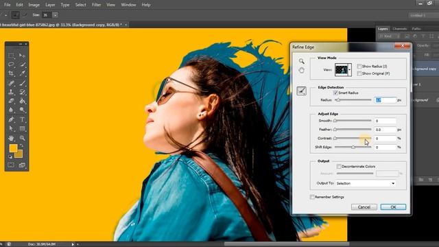 How to Change Image background in Photoshop | Remove Background in Photoshop in Hindi смотреть онлайн