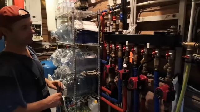 Промывка системы отопления дома 250 м2. смотреть онлайн