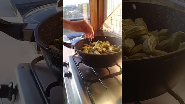 Овощи Албании: бамия bamja - как готовить Albanian vegetable -bamja- how to cook bamja