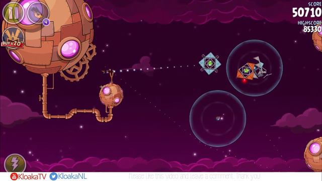 Angry Birds Space - Level 9-22 Brass Hogs Walkthrough (3 Stars) смотреть онлайн