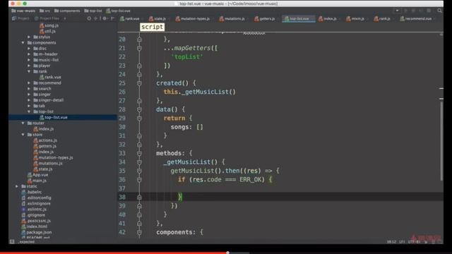 Vue 2.0 高级实战-开发移动端音乐 WebApp 9-4 榜单详情页数据抓取和应用 смотреть онлайн