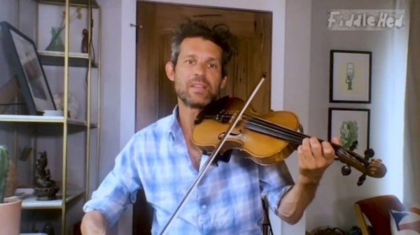 Fiddle Lesson - How do you make two-note chords on the fiddle from three-note triads?